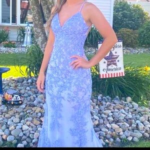 Purple prom dress